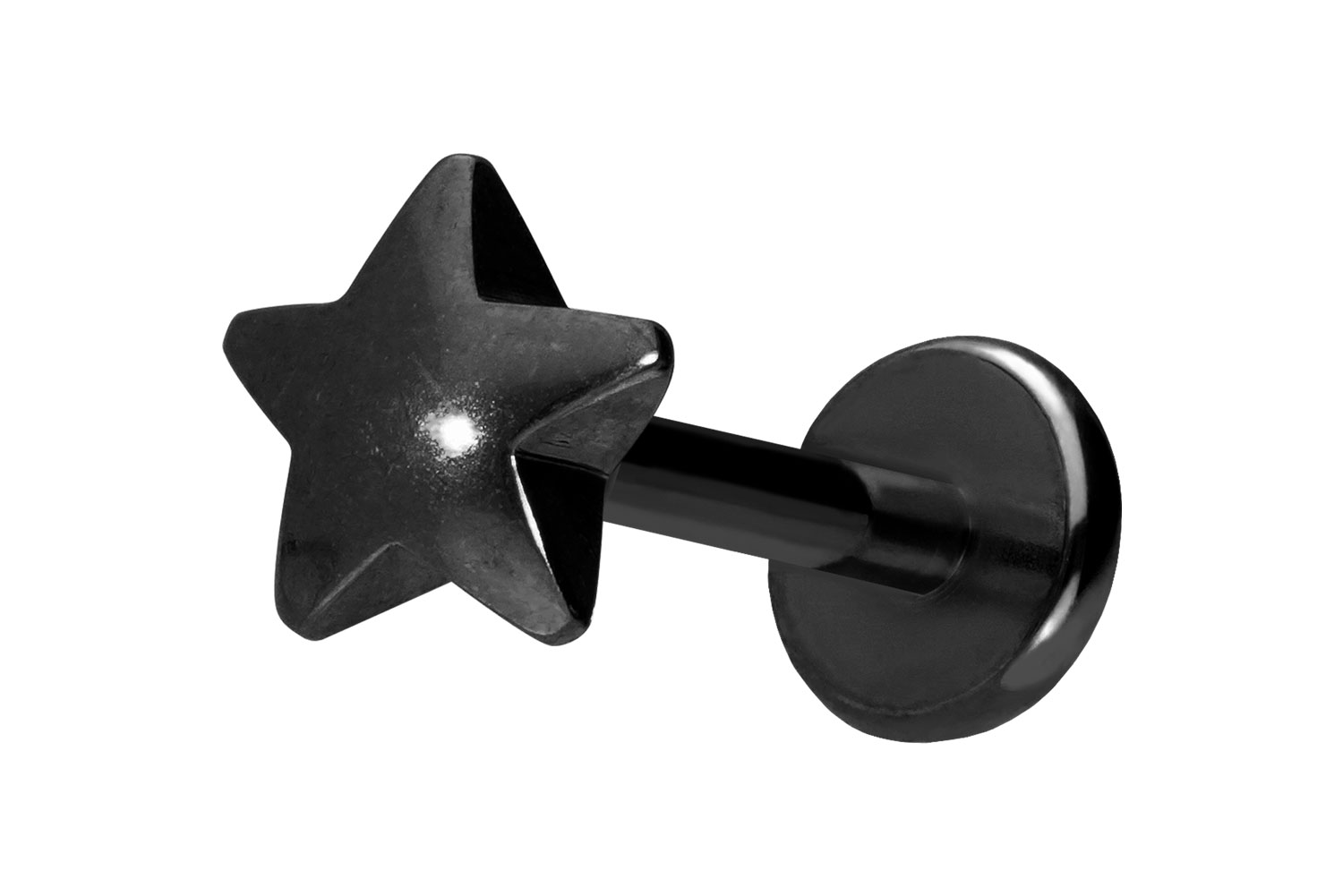 Titan Labret mit Push Fit STERN